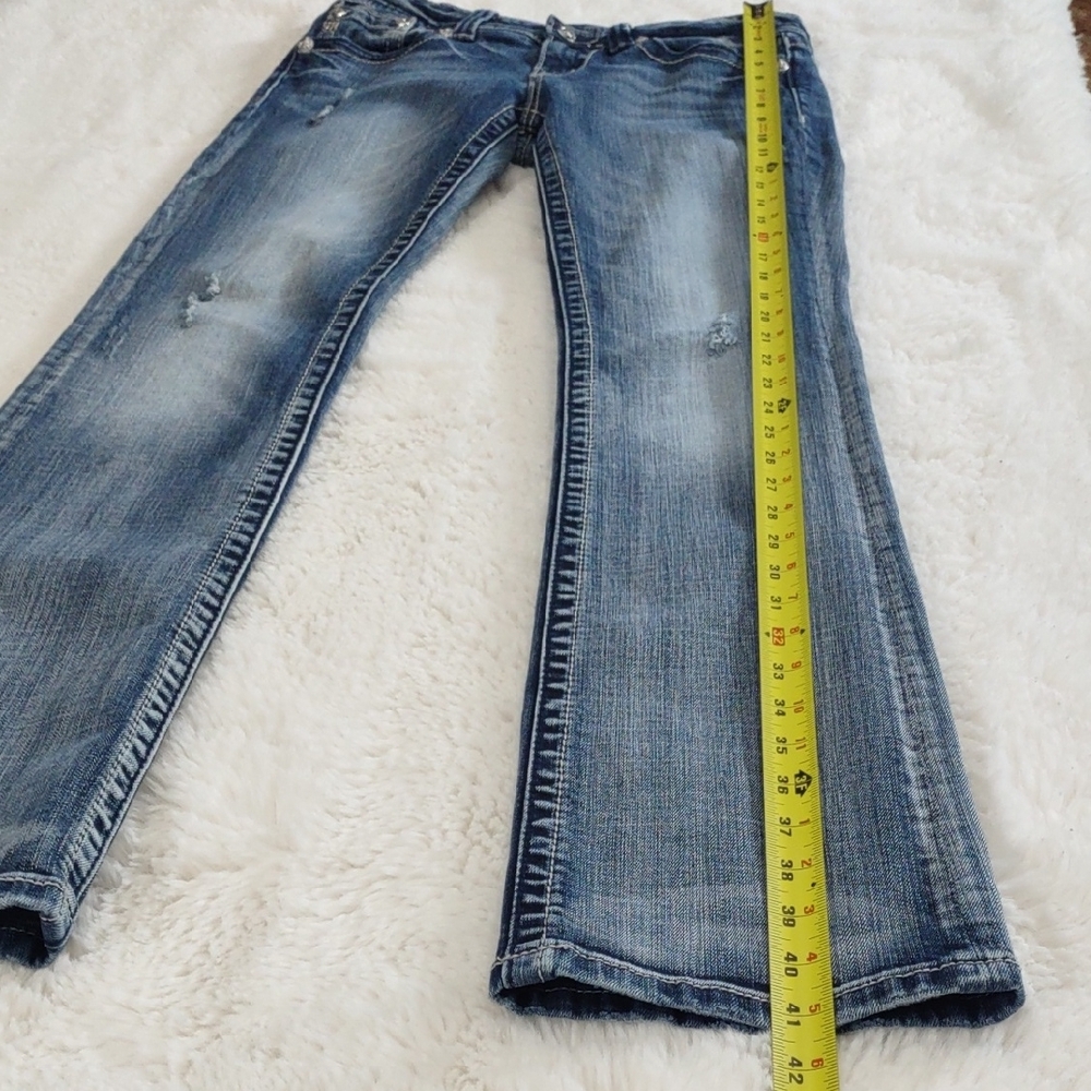 MISS ME BOOT Embellished Blue Jeans - Picture 12 of 17